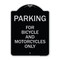 Signmission Parking for Bicycles and Motorcycles Heavy-Gauge Aluminum Sign, 24" x 18", BS-1824-23448 A-DES-BS-1824-23448 - alternate 1